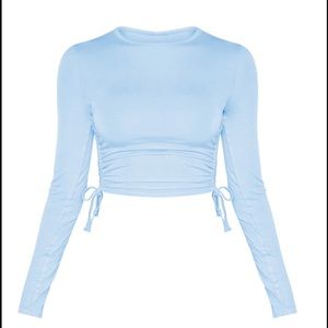Ruched crop top